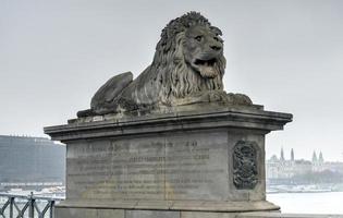 Szechenyi Chain Bridge - Budapest, Hungary photo