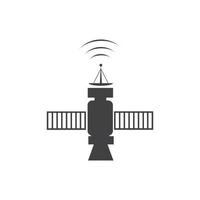 Satellite icon, transmission vector illustration