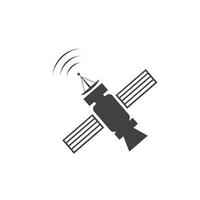 Satellite icon, transmission vector illustration