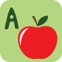 alfabeto manzana letra a png