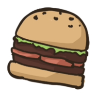 hamburguesa doble png