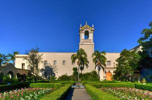 Alcazar Gardens in Balboa Park, San Diego, California USA in daytime. photo