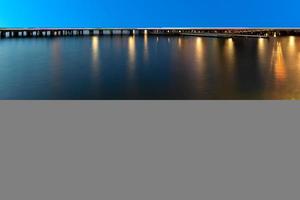 New York City - Apr 7, 2021 -  View of Midtown Manhattan at sunset from Long Island City, Queens, New York City. photo