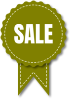 green and white sale labels png