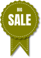 green and white big sale labels png