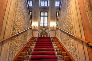 Nesvizh, Belarus - July 19, 2019 -  Nesvizh Radziwill Castle is a residential castle of the Radziwill family in Nesvizh, Belarus. photo