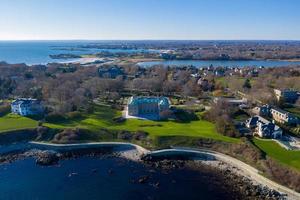 Newport, Rhode Island - Nov 29, 2020 -  Miramar is a 30,000-square-foot French neoclassical-style mansion in Newport, Rhode Island. photo