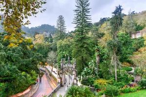 Palace Quinta da Regaleira is an estate located near the historic center of Sintra, Portugal. It is classified as a World Heritage Site by UNESCO within the Cultural Landscape of Sintra photo