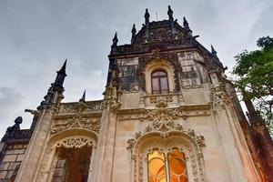 Palace Quinta da Regaleira is an estate located near the historic center of Sintra, Portugal. It is classified as a World Heritage Site by UNESCO within the Cultural Landscape of Sintra photo