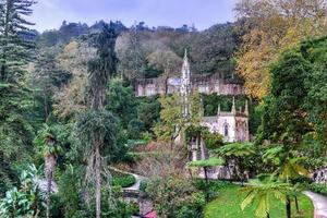 Palace Quinta da Regaleira is an estate located near the historic center of Sintra, Portugal. It is classified as a World Heritage Site by UNESCO within the Cultural Landscape of Sintra photo