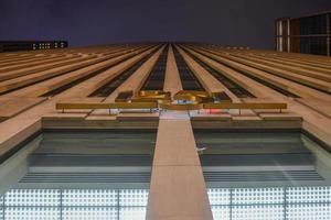 Vertical view of office skyscraper in Midtown Manhattan, New York, NYC, USA, 2022 photo