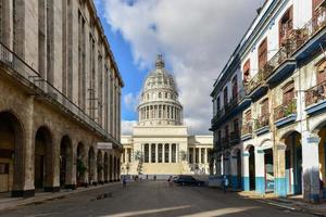 Havana, Cuba - January 8, 2017 -  National Capital Building in Havana, Cuba. photo