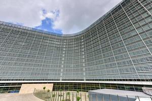 el berlaymont es un edificio de oficinas en bruselas, bélgica, que alberga la sede de la comisión europea, que es el ejecutivo de la unión europea, 2022 foto