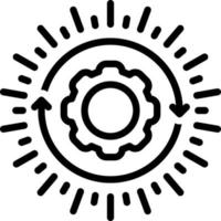 line icon for implementing vector