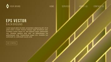fondo de minimalismo marrón y amarillo en tamaño de pantalla de página web grande vector