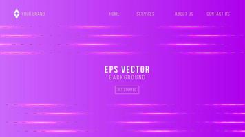 Landing Page Website Template Vector. Abstract purple gradient Vector illustration concepts of web page design for website and mobile website development. Easy to edit and customize.