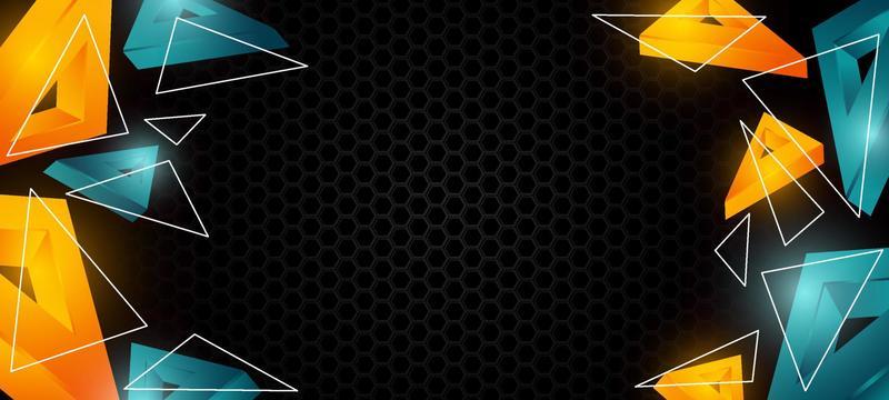 Abstract Triangle Background