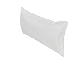 modello bianca rettangolare cuscino. 3d rendere png