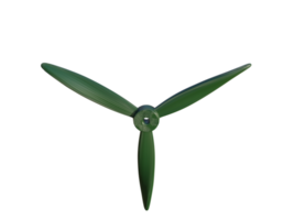 realistisk modern propeller. 3d framställa. png