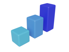 Color Bar Chart. 3d render. png