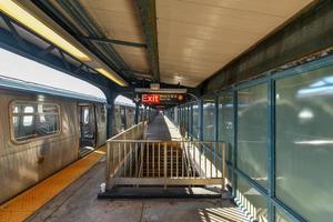 Elevated line at West 8th Street Subway Station in Brooklyn, New York City, 2022 photo