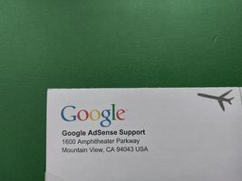 Envelope with a message from Google photo