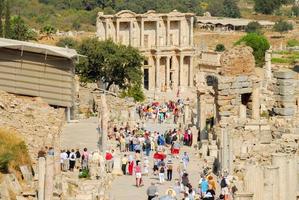 Library of Celsus in the ancient city of Ephesus, Turkey. Ephesus is a UNESCO World Heritage site. photo