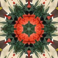 Abstract kaleidoscope background photo