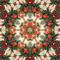 Abstract kaleidoscope background photo