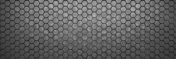 Futuristic and technological hexagonal background. 3d rendering photo