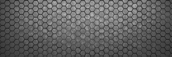 Futuristic and technological hexagonal background. 3d rendering photo