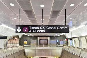 34th Street - Hudson Yards 7 train subway station which opened in September, 2015 in New York City, circa May 2022 photo