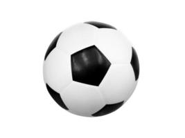 soccer ball isolated on white background photo