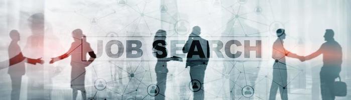 Job search concept. Find your career. Epidemic consequences. photo