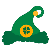 groen st Patrick dag hoed png