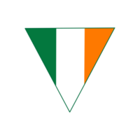 irland triangel- flagga png
