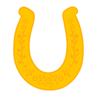 Floral Horse Shoe png