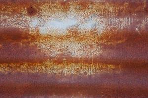 Old decayed zinc background with rust photo