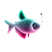 blooming red fish png