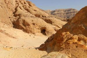 The Negev is a desert in the Middle East, located in the south of Israel. photo