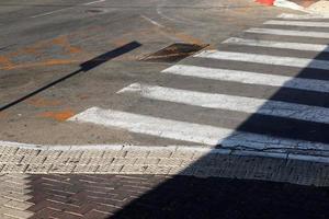 Road for pedestrians in a city park in northern Israel. photo