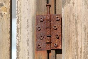 Texture of old and rusty iron. photo