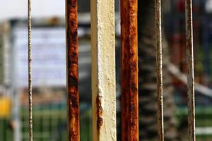 Texture of old and rusty iron. photo