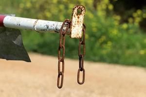 Texture of old and rusty iron. photo