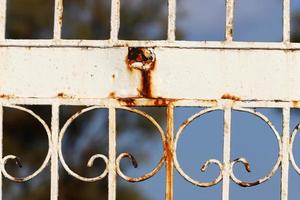 Texture of old and rusty iron. photo