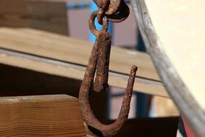 Texture of old and rusty iron. photo