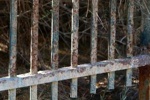 Texture of old and rusty iron. photo