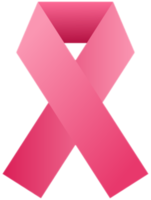 cinta rosa png para la concientización sobre el cáncer de mama