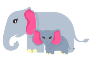 adorable éléphant pour la conception png