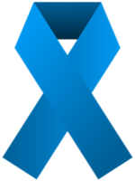 Blue Ribbon PNG for Prostate Cancer Awareness